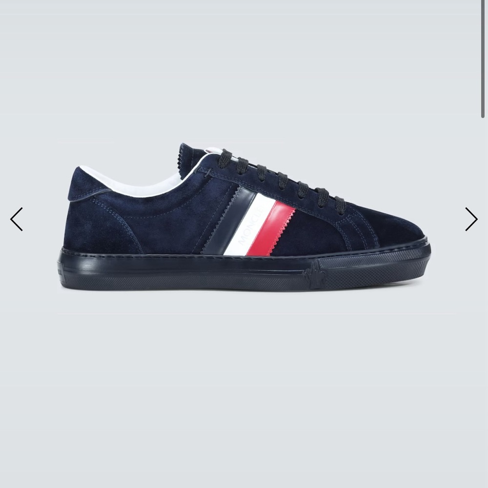 Moncler - Authentic new Monaco suede sneakers (size EU 41/US 8)